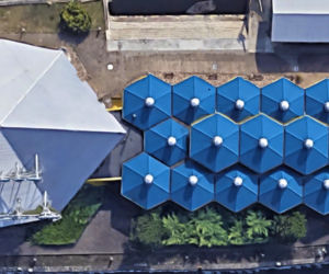 Szczecin w szczególe według Google Earth
