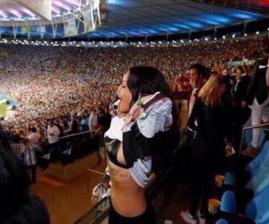 Rihanna, finał mistrzostw świata 2014