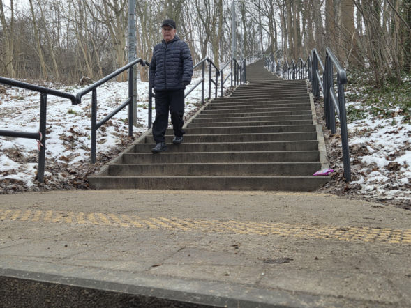 Schody do nieba w Bydgoszczy. Ponad 150 stopni, by dostać się na Wzgórze Wolności