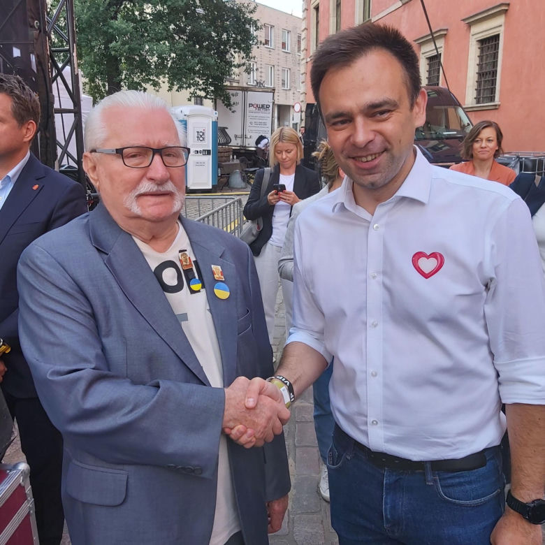 Lech Wałęsa pokazał kulisy manifestacji z 4.06