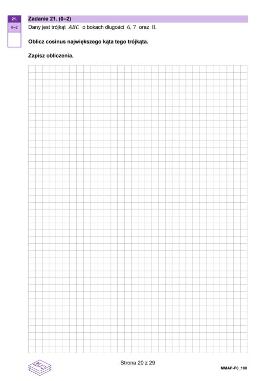 Matura próbna 2023 - Matematyka., arkusze zadań