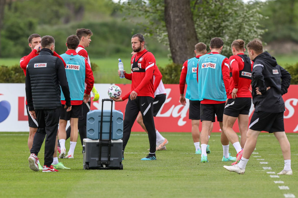 Grzegorz Krychowiak na treningu reprezentacji w Opalenicy