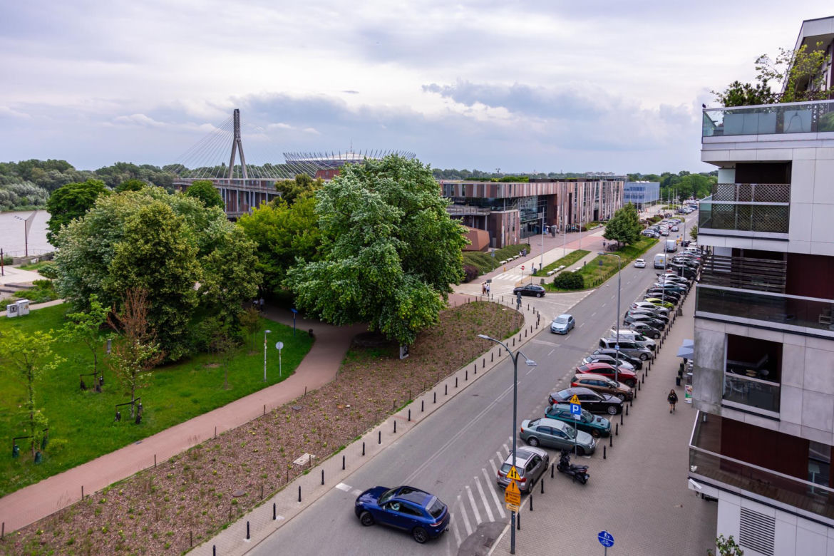 Ogród na dachu BUW w Warszawie