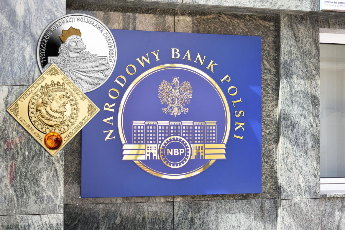 Monety kolekcjonerskie Tysiąclecie Koronacji Bolesława Chrobrego