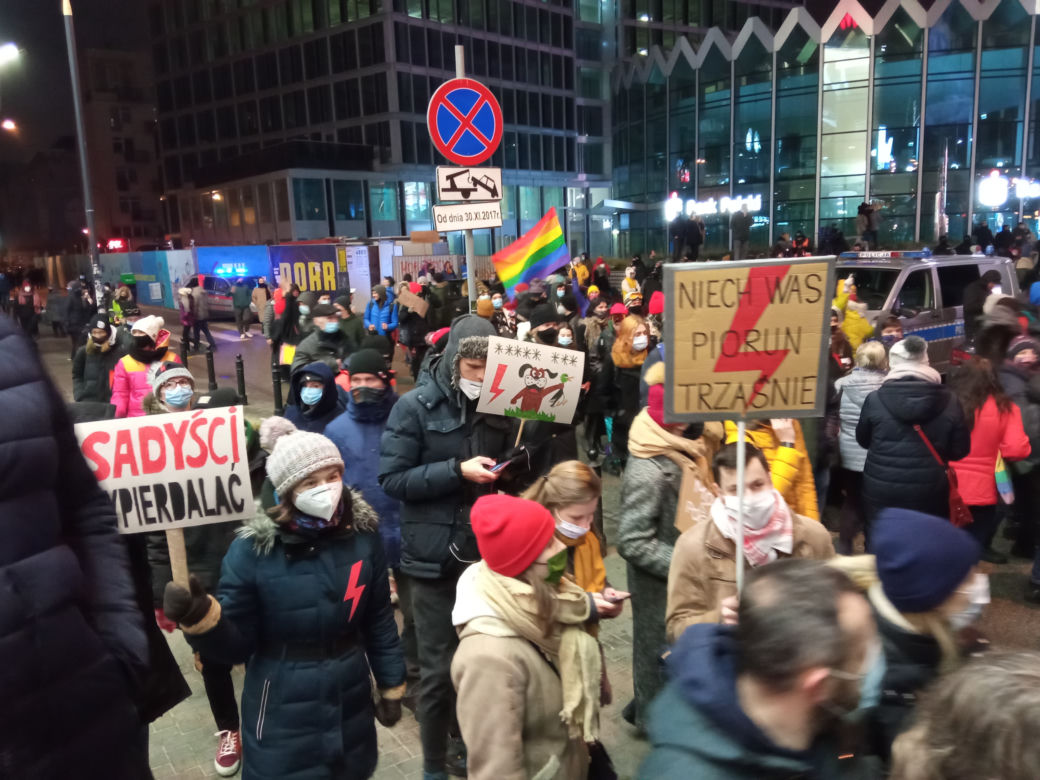 Strajk kobiet w Warszawie (29.01.2021)