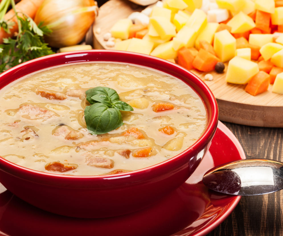 Zupa jarzynowa: letni śmietniczek