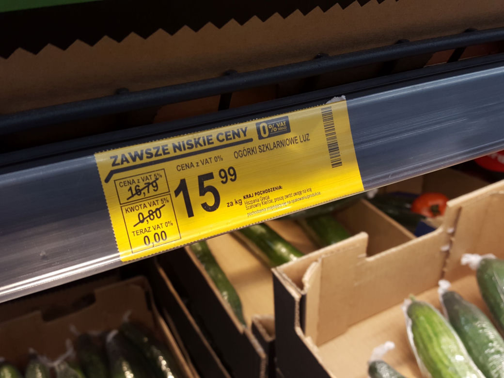 Ceny warzyw szokują! Kilogram papryki żółtej w markecie w Lesznie kosztuje 35 złotych