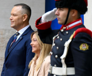Marta Nawrocka we Włoszech