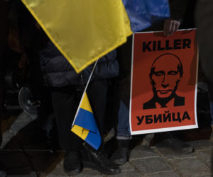 Wrocław. Kilka tysięcy osób protestowało przeciwko agresji na Ukrainę