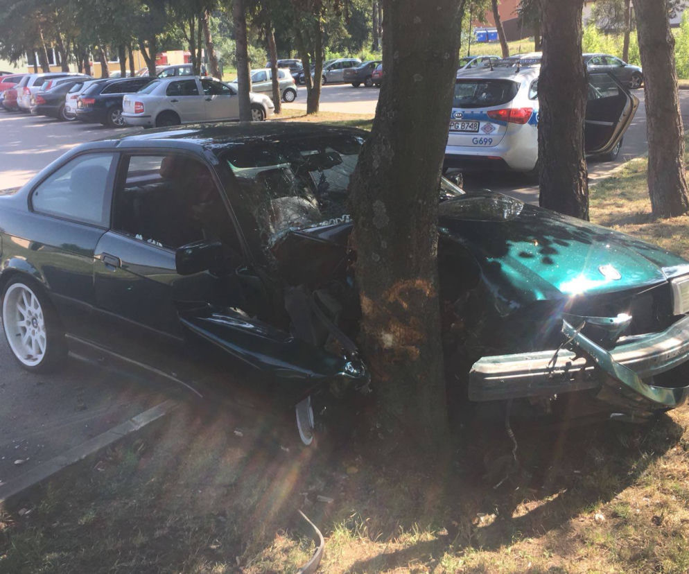21-latek chciał przetestować swoje BMW