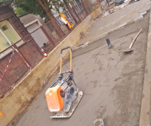 Budowa węzła Łękno - grudzień 2019