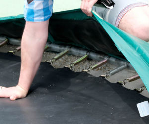 Trampolina grozy na Wilanowie