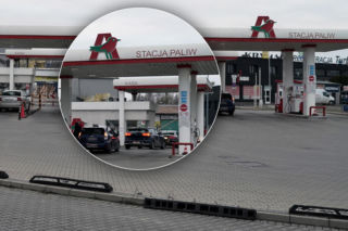 Dramatyczna pomyłka na stacji benzynowej. Auto pana Sławomira stanęło po 600 metrach. Trzeba było wzywać lawetę