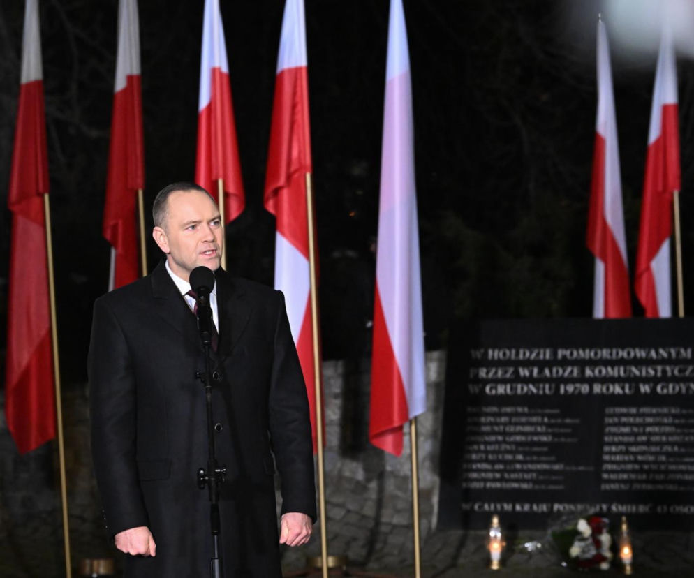 Prezydent Nawrocki w Gdyni: zdrajcy i komuniści strzelali do ludzi. Mocne słowa w rocznicę Czarnego Czwartku