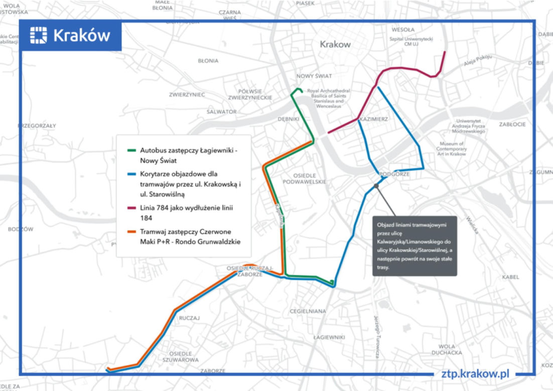 Kraków. Wkrótce rusza remont mostu Grunwaldzkiego