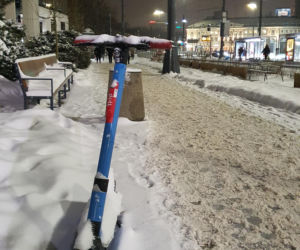 Zimowe utrudnienia w Warszawie