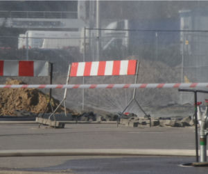 Koparka przerwała rurę