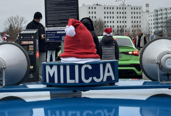 Mikołaje za kierownicą opanowali Lublin. Wyjątkowa akcja dla dzieci ze szpitala