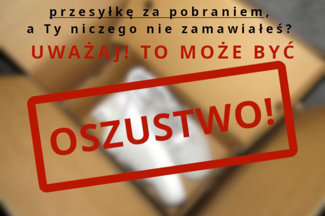 Uwaga na fałszywe paczki i przesyłki. Ostrzega policja z Nowego Sącza