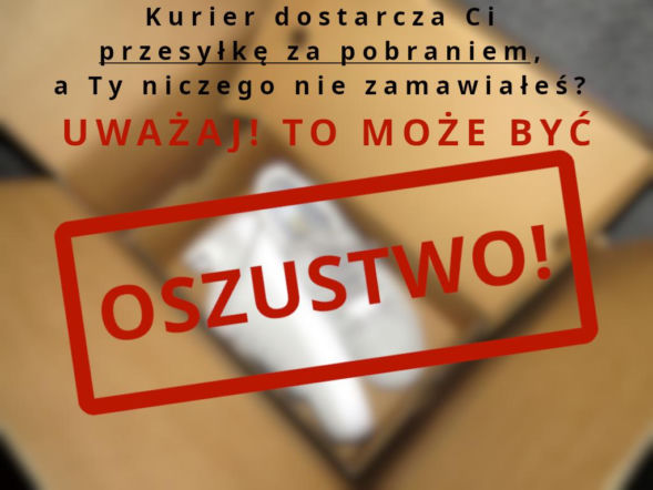 Uwaga na fałszywe paczki i przesyłki. Ostrzega policja z Nowego Sącza