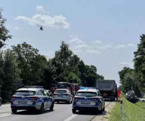 Potworny wypadek w Grębiszewie. Zginęła rodzina