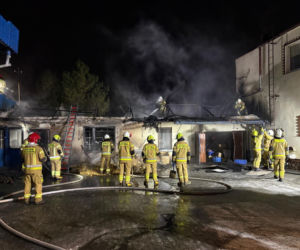 Duże straty po pożarze w Brennie