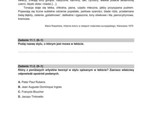 Matura 2021 historia sztuki. Pytania i arkusze znajdziesz TUTAJ. Matura CKE 2021