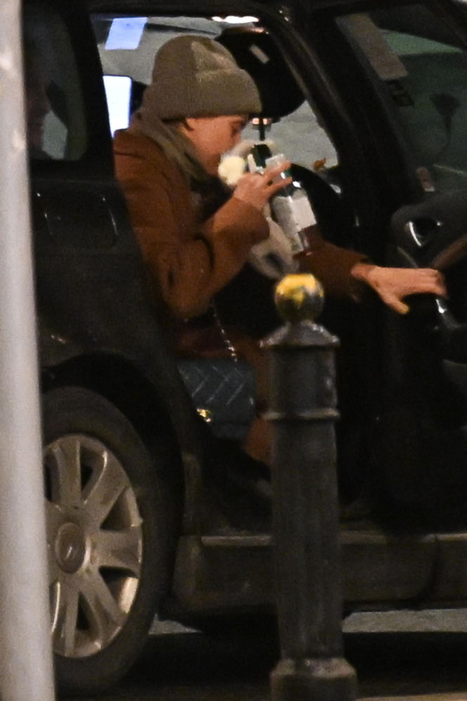 Katarzyna Zielińska pije z kaczorem