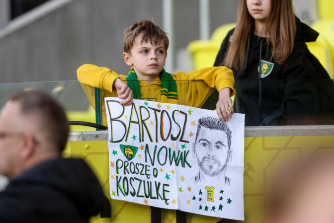 GKS Katowice - Lechia Gdańsk: Zdjęcia kibiców i zawodników z meczu 25. kolejki PKO BP Ekstraklasy