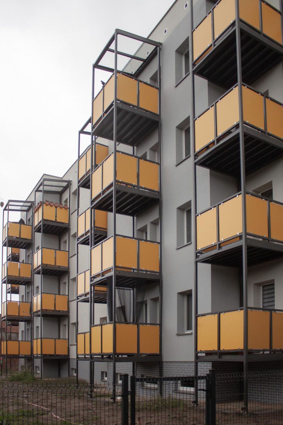 Blok przy Fredry 7 w Katowicach po termomodernizacji