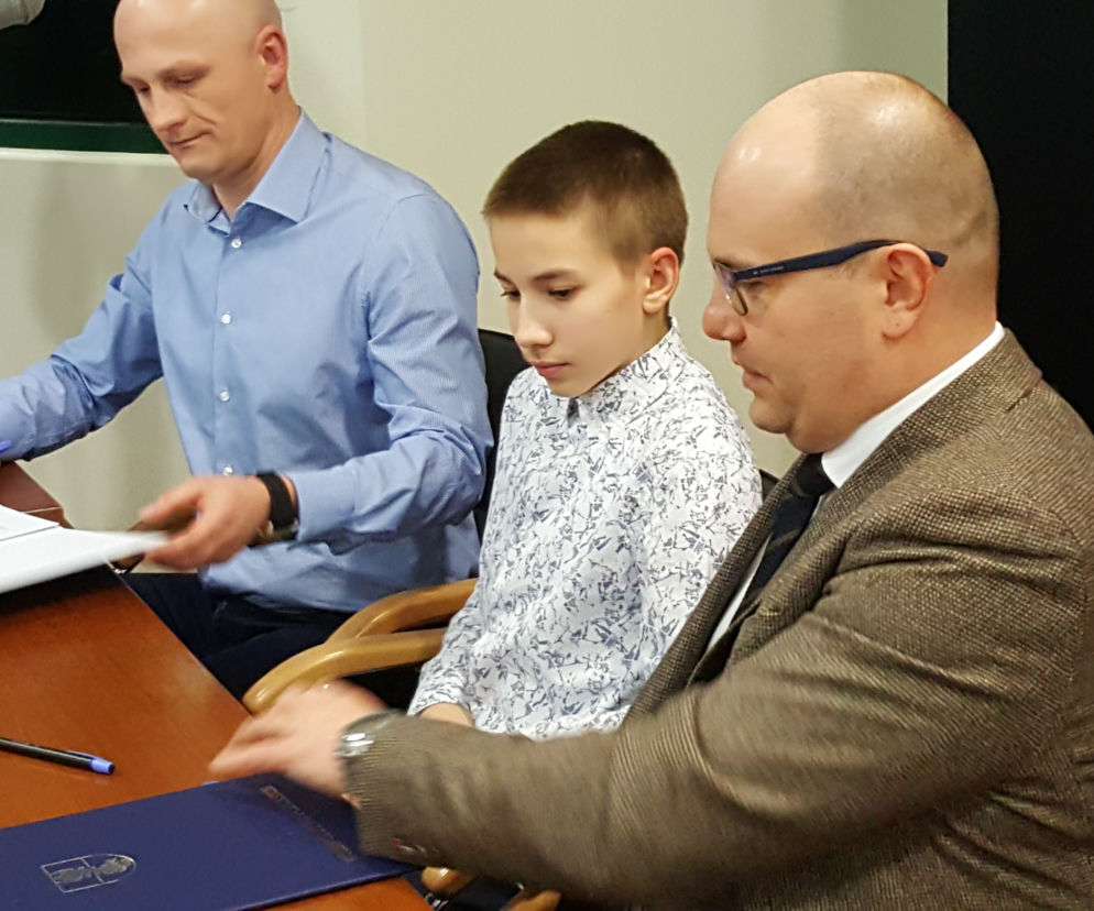 Maciej Marchel. 14-latek ambasadorem podlaskiego sportu