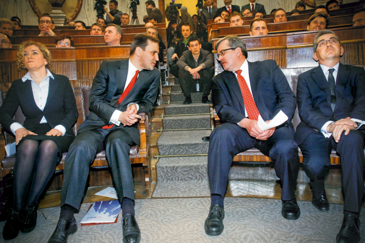 Radosław Sikorski i Bronisław Komorowski