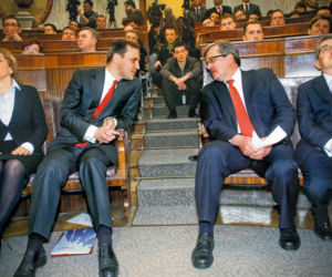 Radosław Sikorski i Bronisław Komorowski