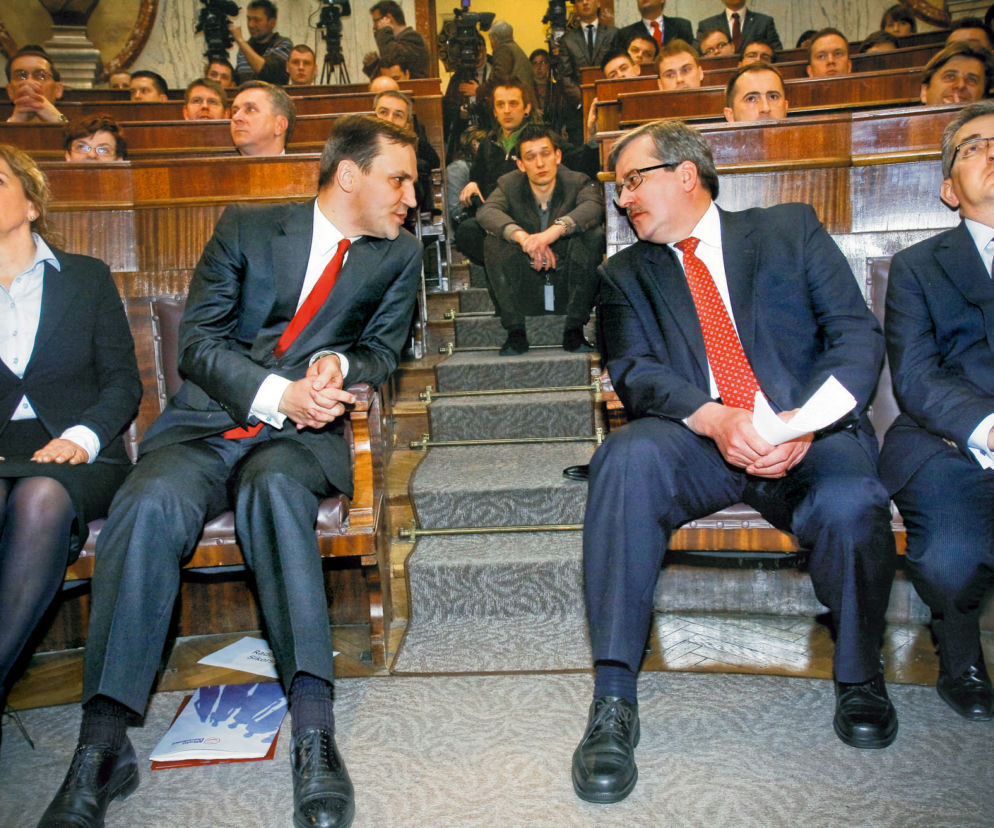 Radosław Sikorski i Bronisław Komorowski