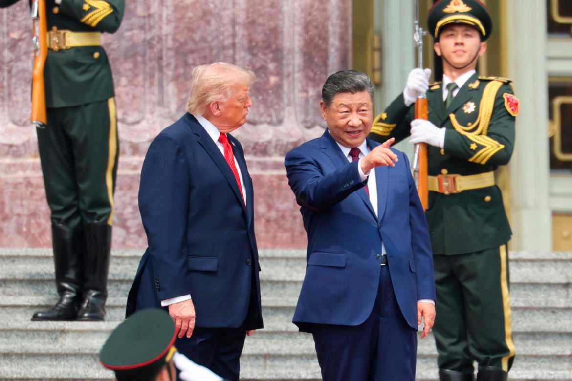 Trump w Chinach! Zobacz spotkanie. "Wielki przywódca, fantastyczna przyszłość"