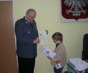 7- latek został policjantem 