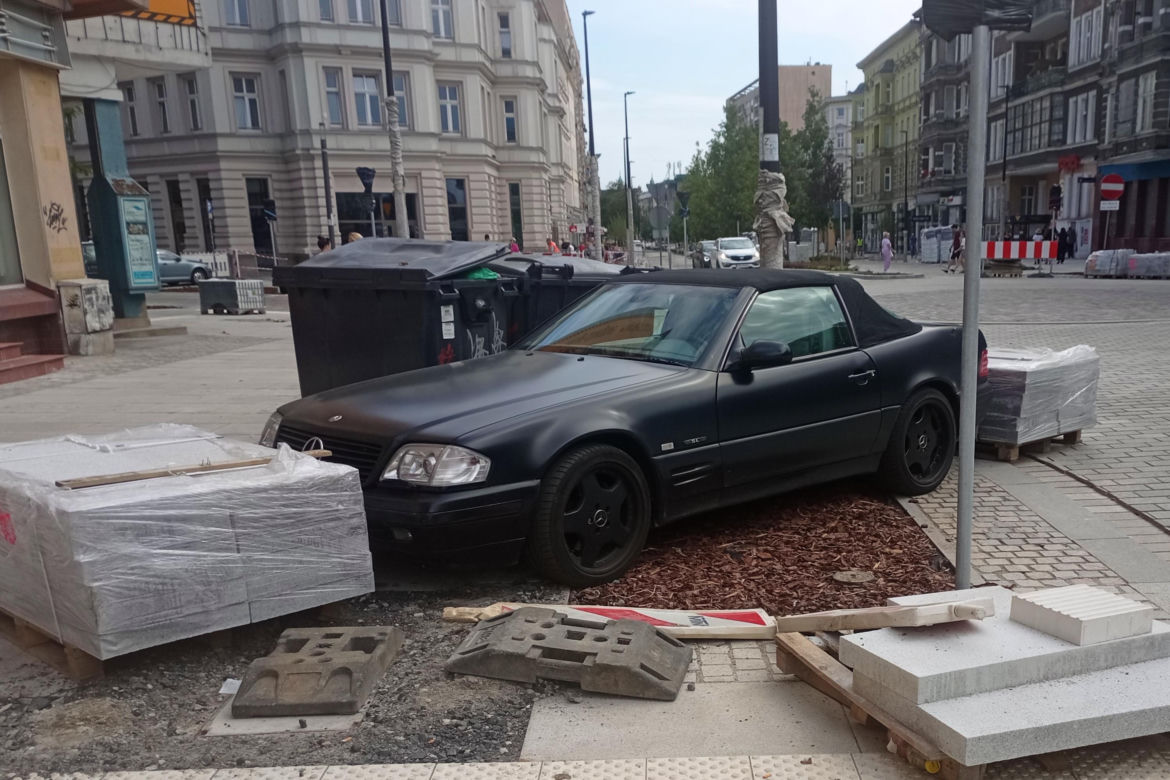 "Mistrz parkowania" w centrum Szczecina. Spotkała go niecodzienna "kara"