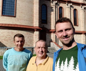 Pomaganie za jechanie Michał Majchrzak i Witek Sobczak