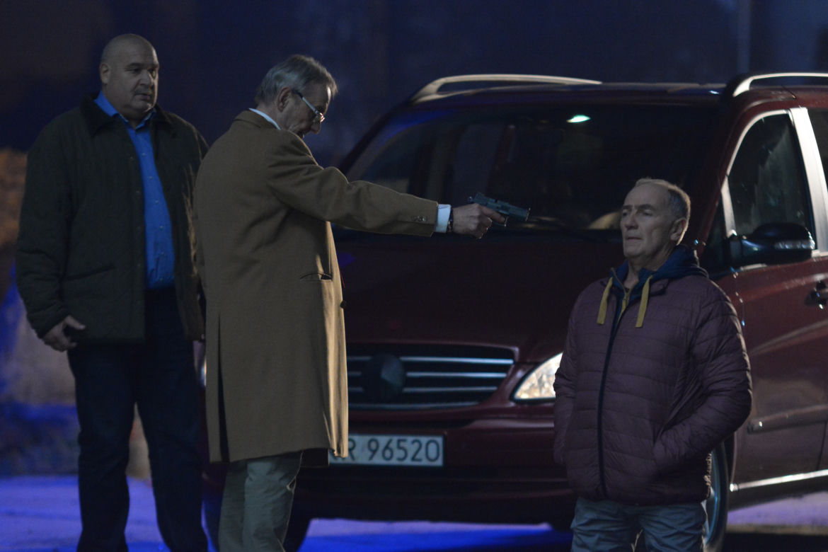 Pierwsza miłość. Romuś (Grzegorz Skrzecz), Karol Weksler (Karol Strasburger), Andrzej (Jerzy Bończak)