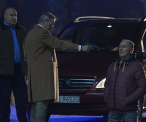 Pierwsza miłość. Romuś (Grzegorz Skrzecz), Karol Weksler (Karol Strasburger), Andrzej (Jerzy Bończak)