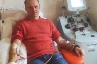 Sierż. szt. Paweł Paczoski ze Szczecina został dawcą szpiku