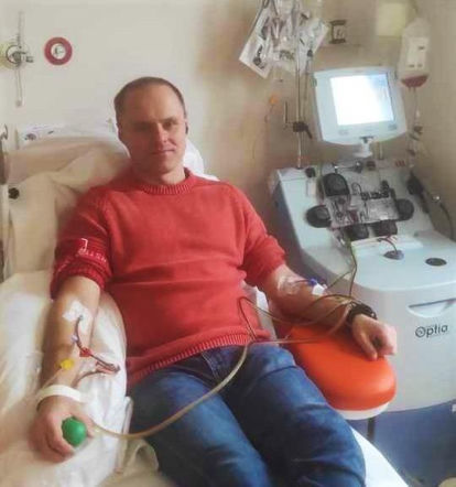 Sierż. szt. Paweł Paczoski ze Szczecina został dawcą szpiku