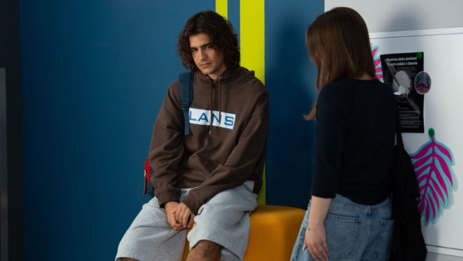 Barwy szczęścia, odc. 3310. Ewa (Gabriela Ziembicka), Romeo (Jacek Tyszkiewicz)