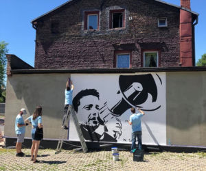 W Katowicach powstał wyjątkowy mural z Rafałem Trzaskowskim. Stworzył go znany artysta [ZDJĘCIA]