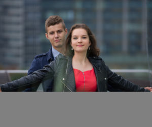 Na Wspólnej odc. 2198. Dominik (Mateusz Gąsiewski), Kasia (Julia Chatys)