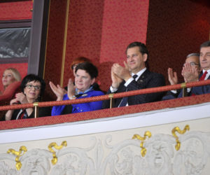 Elżbieta Witek z mężem