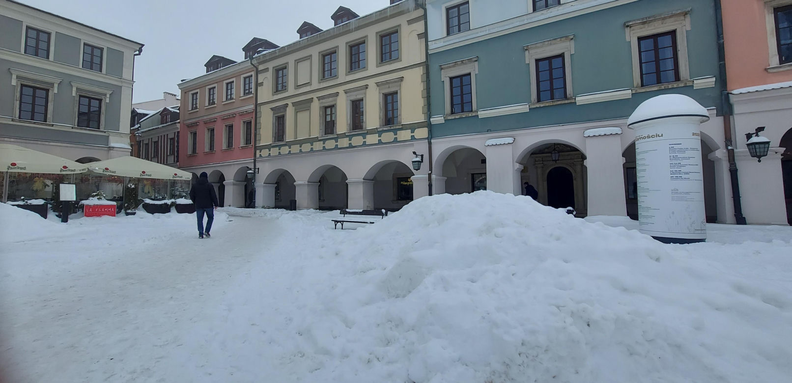 zima w Zamościu
