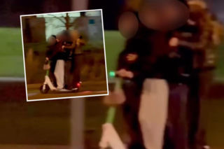 „Jak oni się tam dostali?”. Internet nie miał litości dla nastolatków, jadących hulajnogą