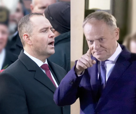 Tusk do Nawrockiego: Wara od moich wnuczek!