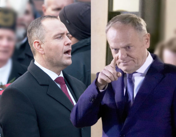 Tusk nie wytrzymał po słowach Nawrockiego. „Wara od moich wnuczek”